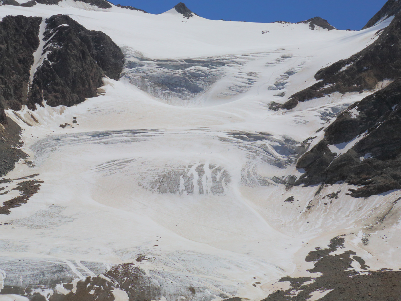 Traversing the Hochjochferner
